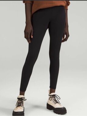 Lululemon Align High Rise Pant With Pockets 25" In Black Size 4